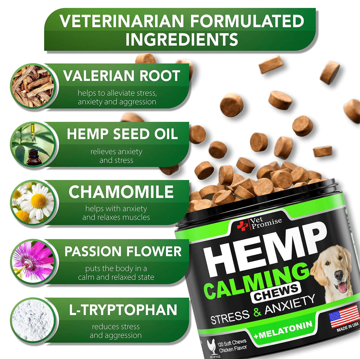 Hemp Dog Calming Chews