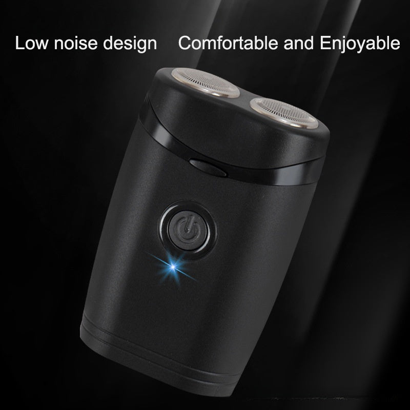 Portable men's dual head electric shaver shaver shaving device