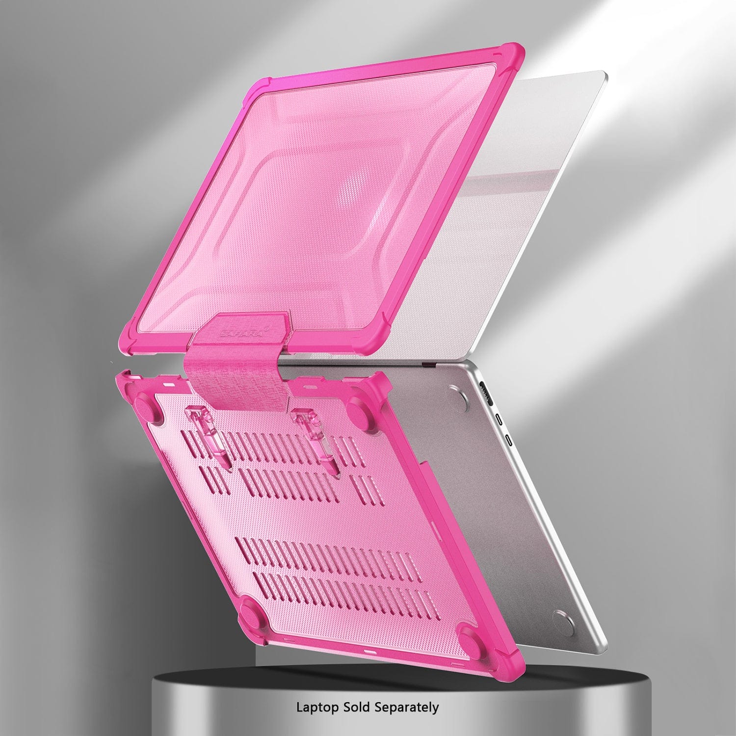 MacBook Air 13.6-inch (M3-M5) with Adjustable Stand Case – Heavy-Duty | Raider Series
