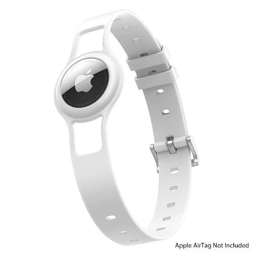 Sahara White Silicone Dog Collar - Apple AirTag = AT00018