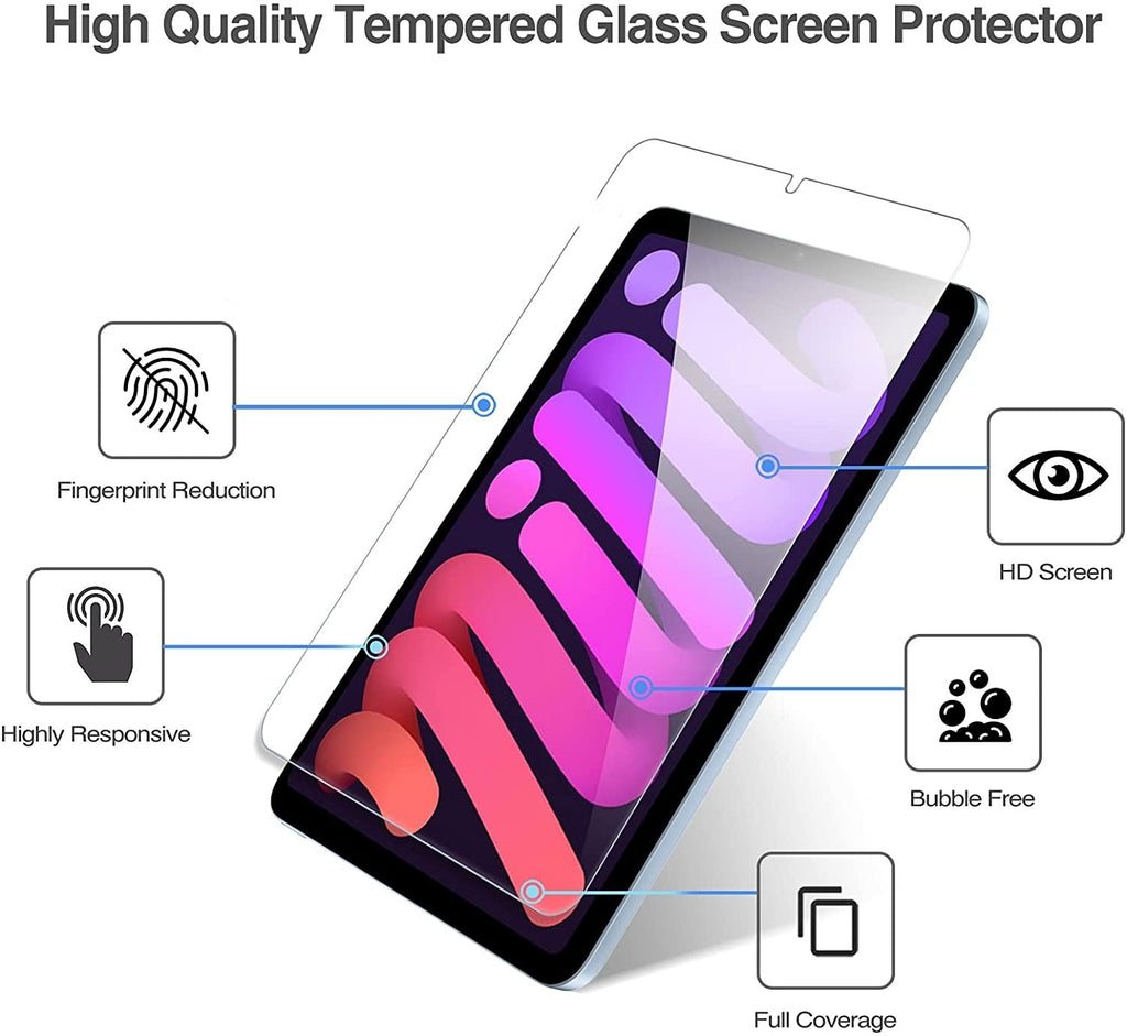 Clear Tempered Glass Screen Protector Apple Ipad Mini (A17 Pro)