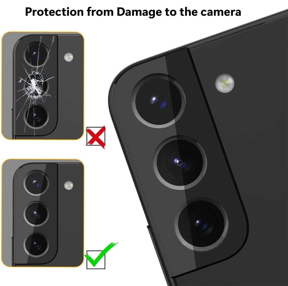 Camera Lens Protector (2-Pack) Samsung Galaxy S22