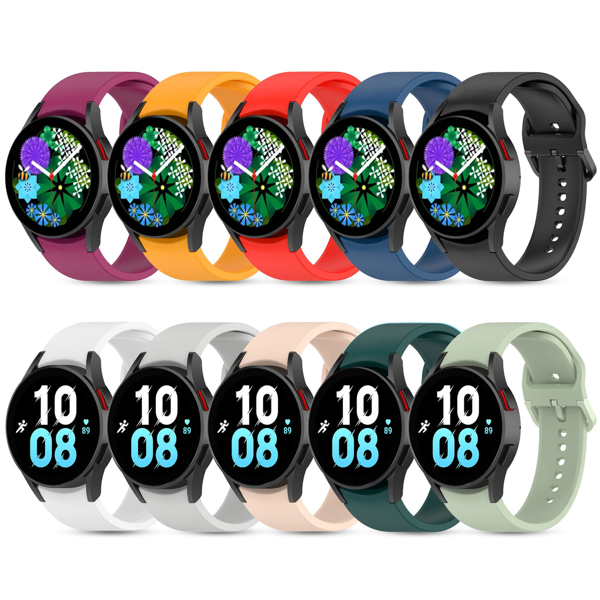 JADINET Galaxy Watch Band 10-Pk