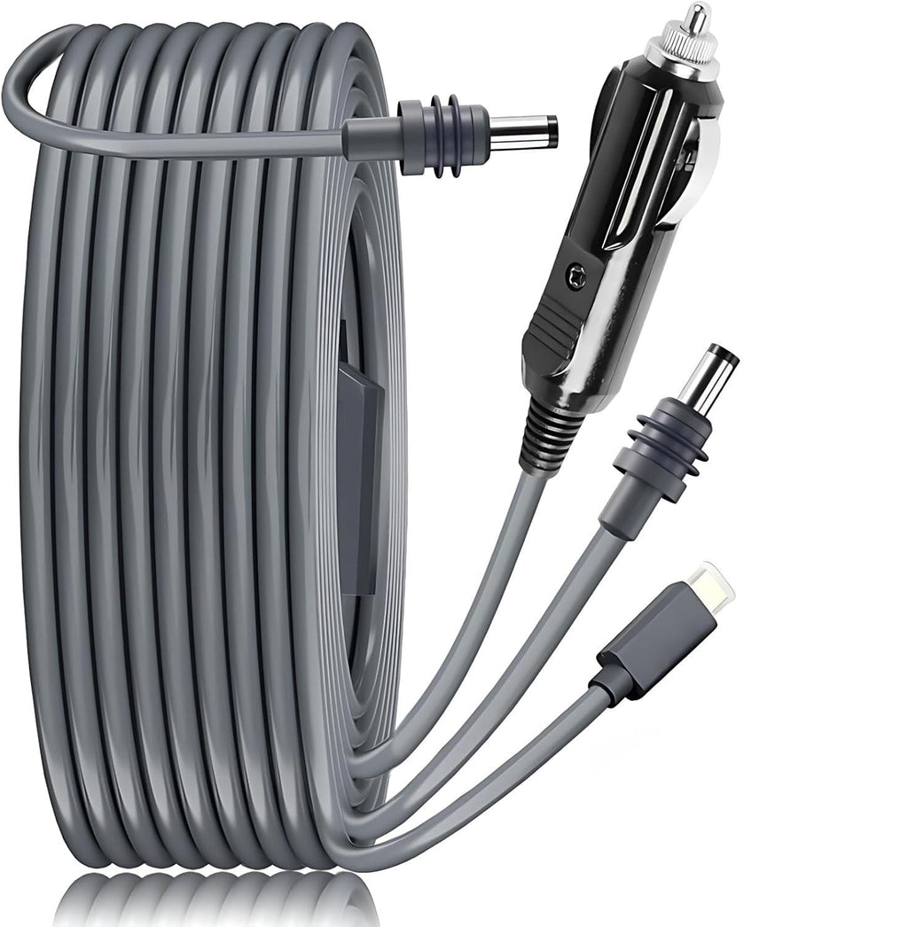 3-in-1 Power Cable Starlink Mini Car Usb-c DC Input 2M-5M