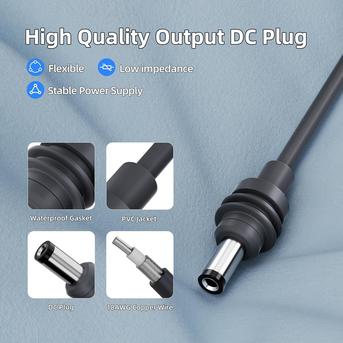 3-in-1 Power Cable Starlink Mini Car Usb-c DC Input 2M-5M