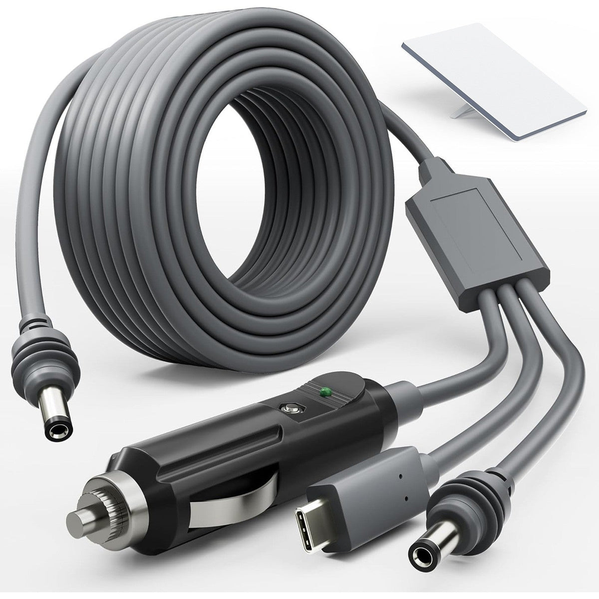 3-in-1 Power Cable Starlink Mini Car Usb-c DC Input 2M-5M