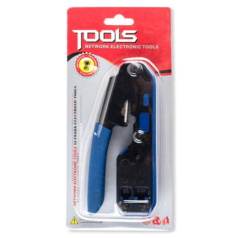 Network Crimper & Cable Stripper: RJ45 Tool