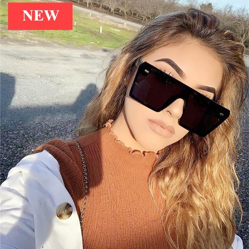 Oversized Square Woman And Ladies Fashion Retro Gradient
