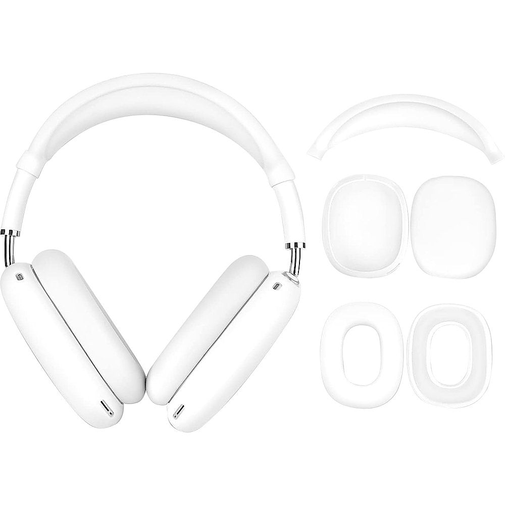 White Silicone Combo Kit Case - Apple AirPods Max Headphones