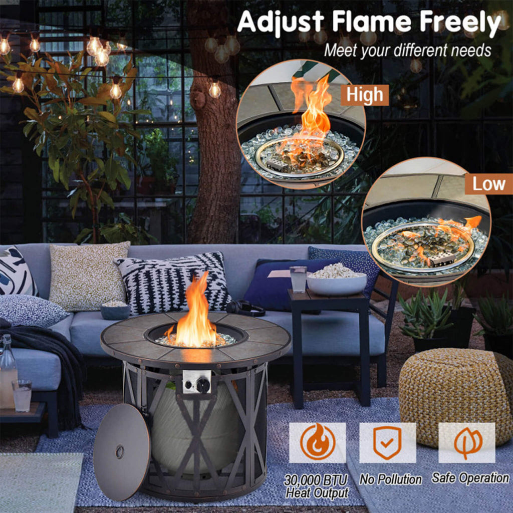[SAK17432] 30" 30K BTU Fire Pit Table