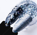 Aluminio Nail Flakes Glitters Oro Plata Rojo