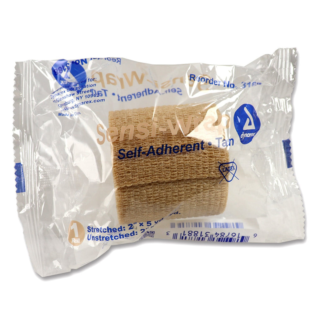Sensi Wrap, Self-adherent Latex Free, Yds Tan, Each