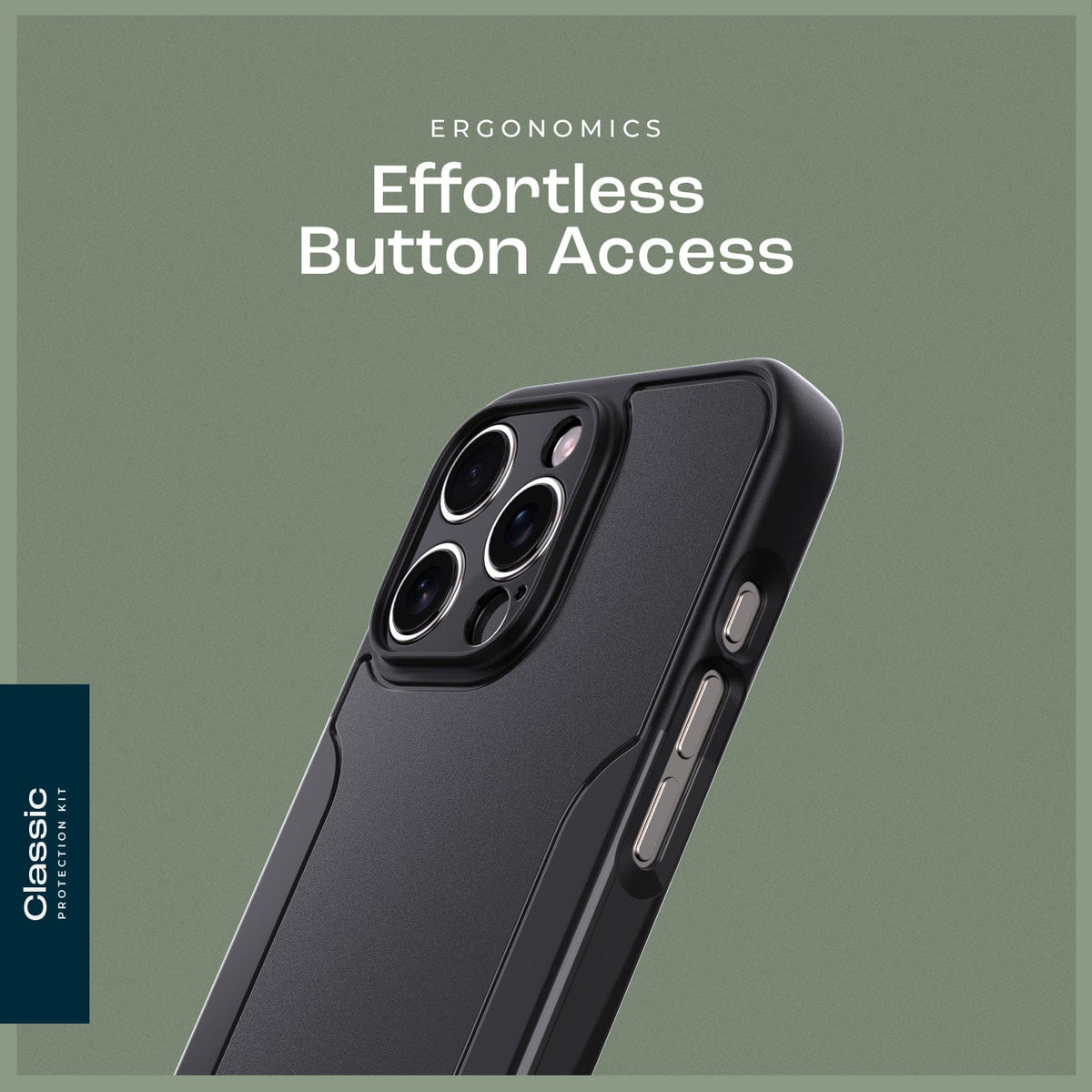 iPhone 16 Pro Rugged Case & Screen Protector Kit - MagSafe | Classic Series