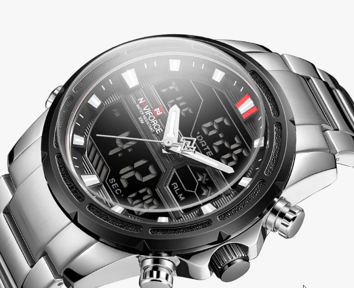 Mens Wrist Watch, Waterproof Analog Digital Watches Multifunction