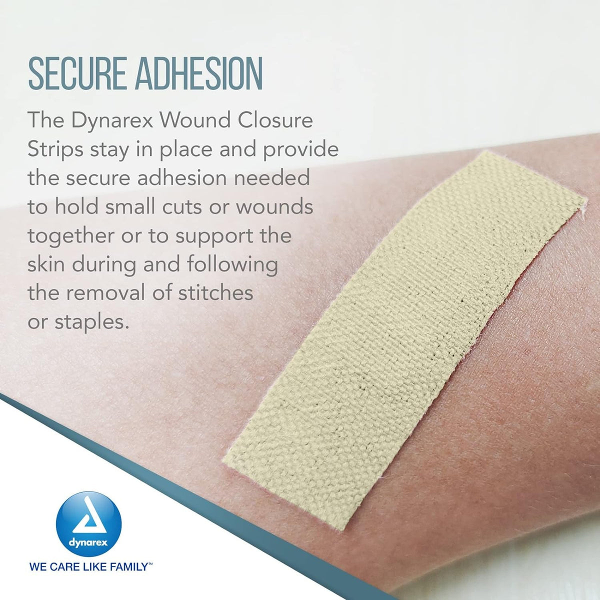1/4"x1-1/2" SecureStrip Adhesive Wound Closures, 6 per pouch