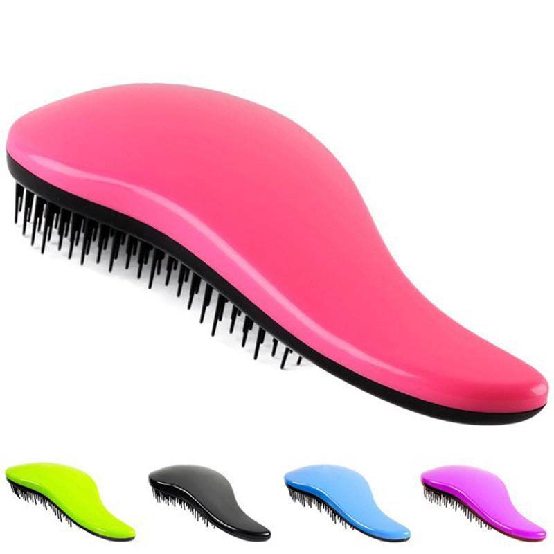 1PC 15CM Eyecatching Hair Care Styling Hair Comb Beauty Healthy Styling Care Hair Comb Shower Massager Detangle Brush