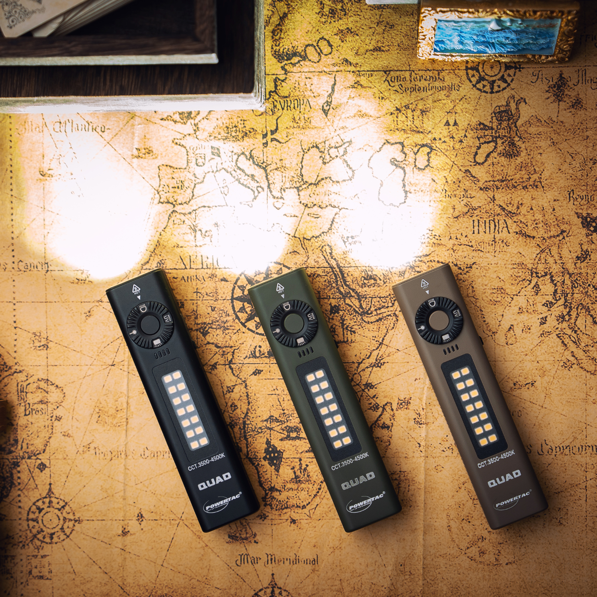 Powertac Quad 2000LM Multi-Beam Flashlight