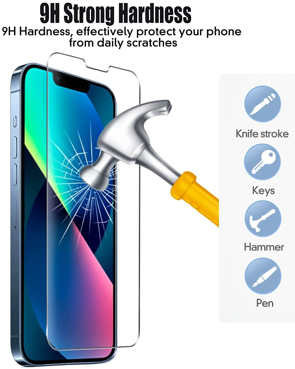 Clear Tempered Glass Screen Protector (2-Pack) Iphone 13 Mini