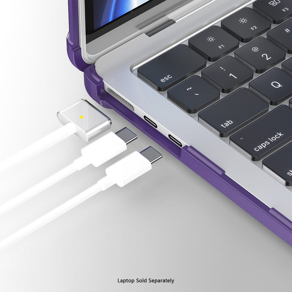 MacBook Air 13.6-inch (M3-M5) with Adjustable Stand Case – Heavy-Duty | Raider Series