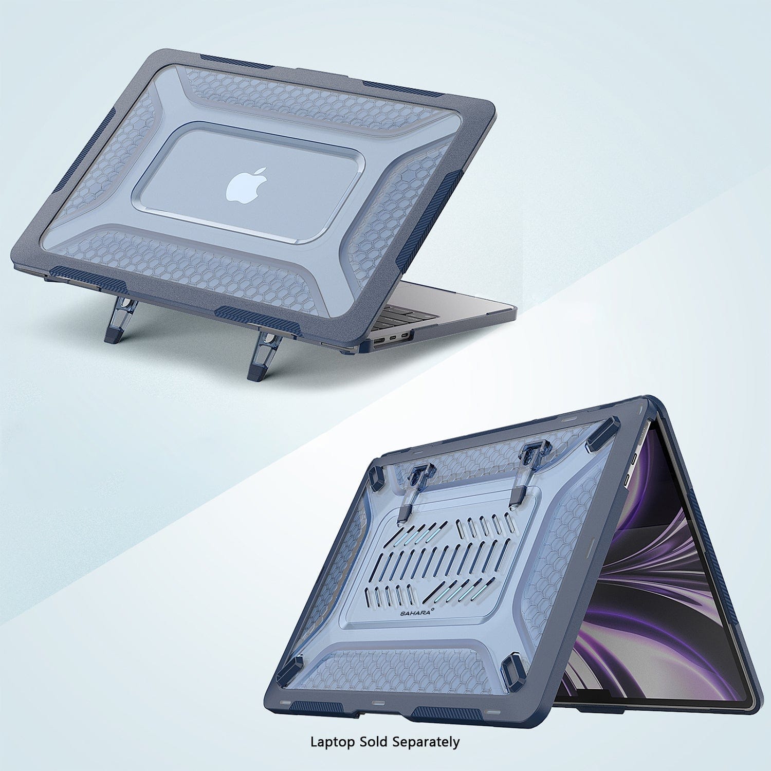 MacBook Air 15" (M3 - M5) with Adjustable Stand Case - Shock-Absorbing | Raider Ultra-Duty Series