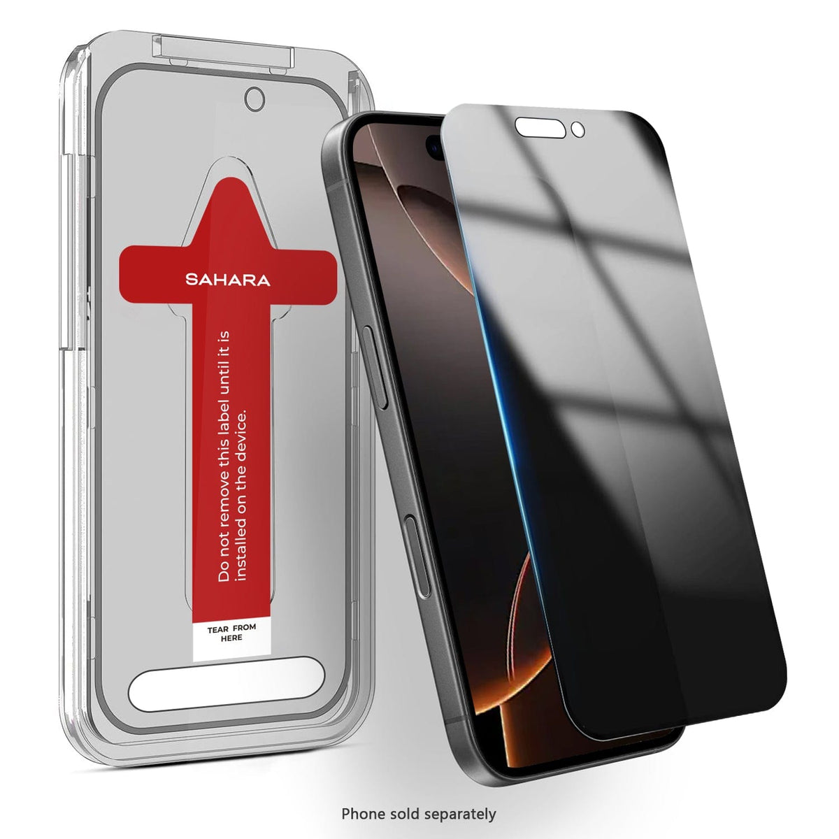 iPhone 16 Pro Privacy Tempered Glass Screen Protector - 9H Hardness, Anti-Spy | ZeroDamage