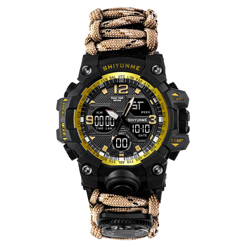 Survival Men Sports Watch With Outdoor Compass