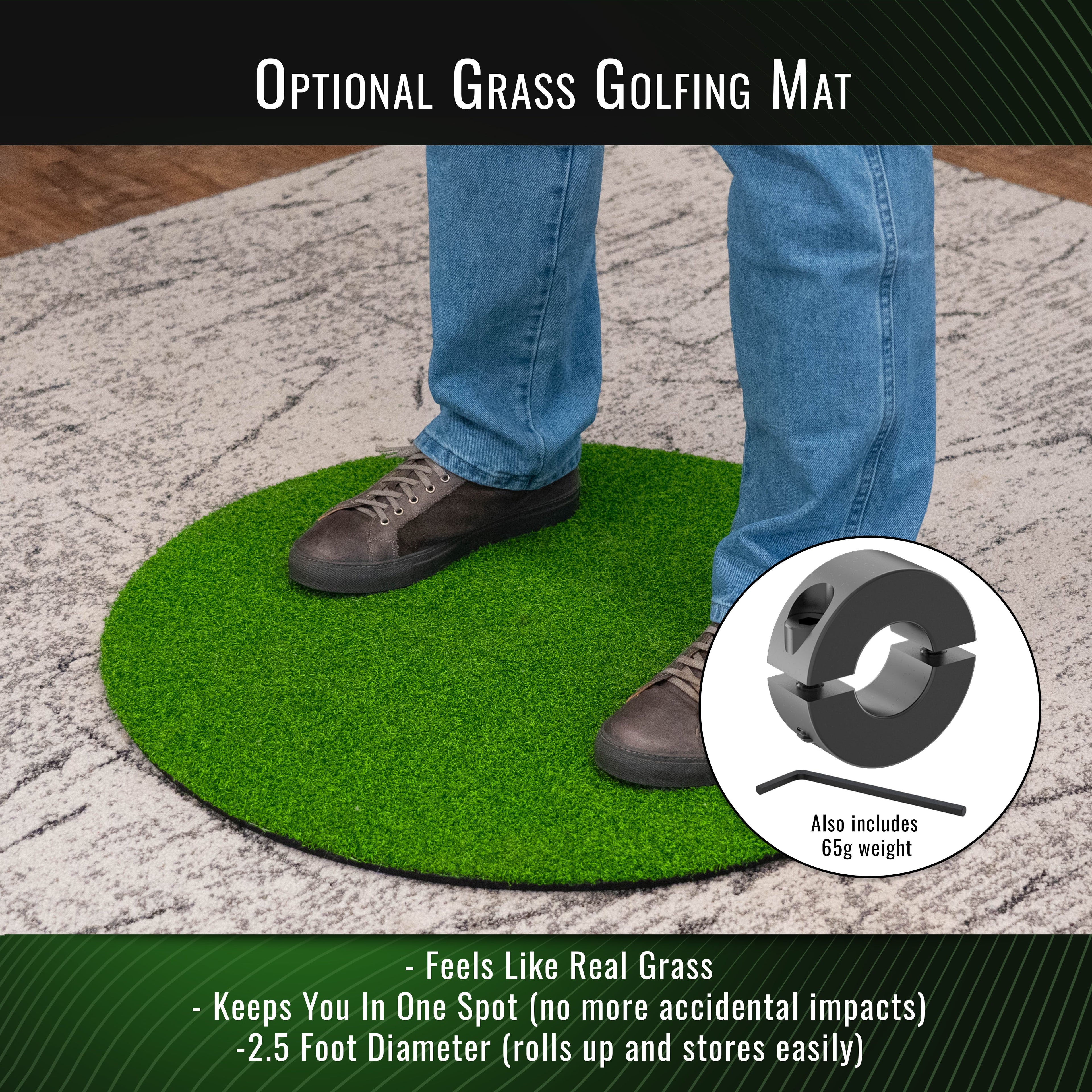DriVR - VR Golf Club Handle Accessory - Compatible with Meta Quest , Quest 2, and Rift S - For GOLF+