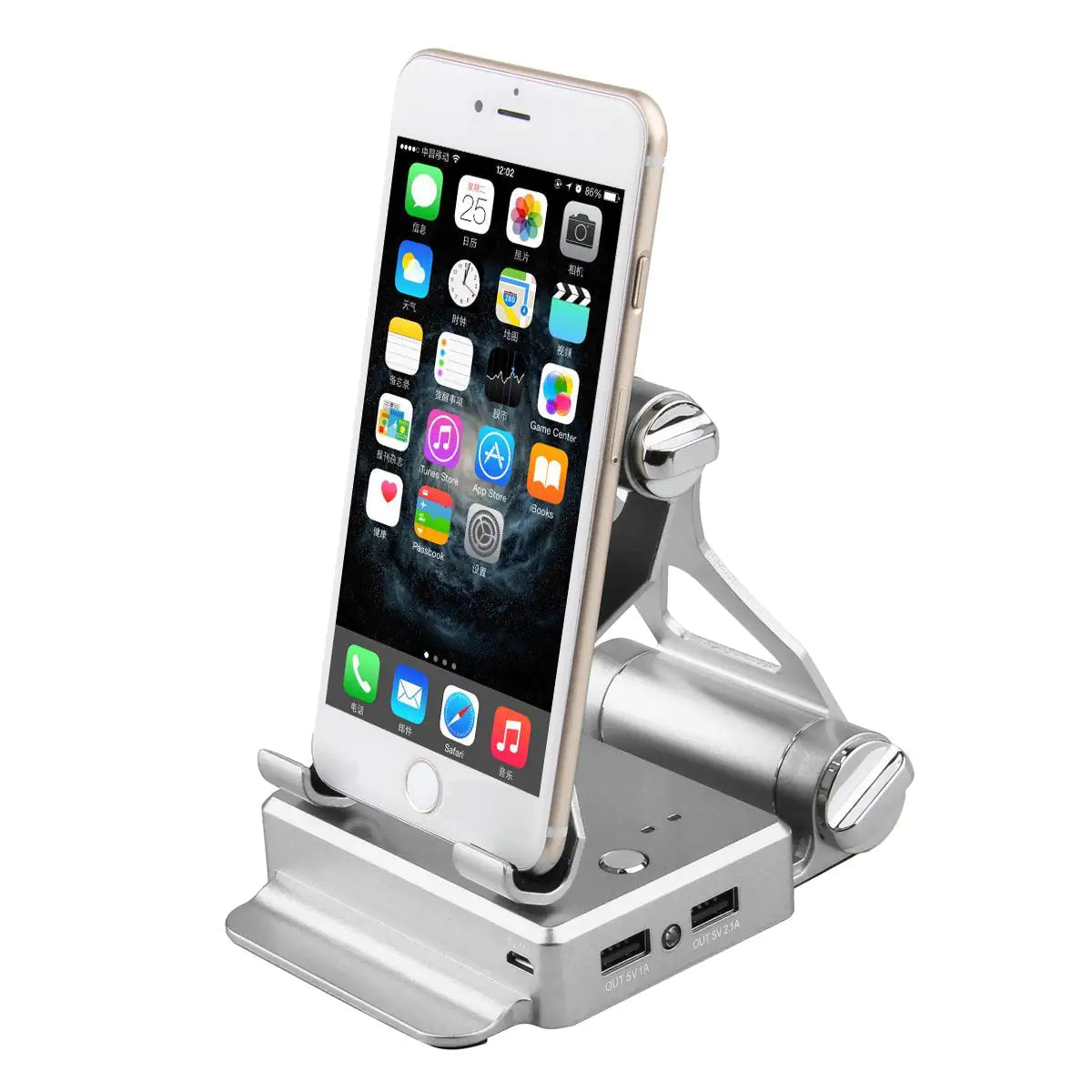 Podium Stand Extended Battery Up 200% Ipad, Iphone Other Smart