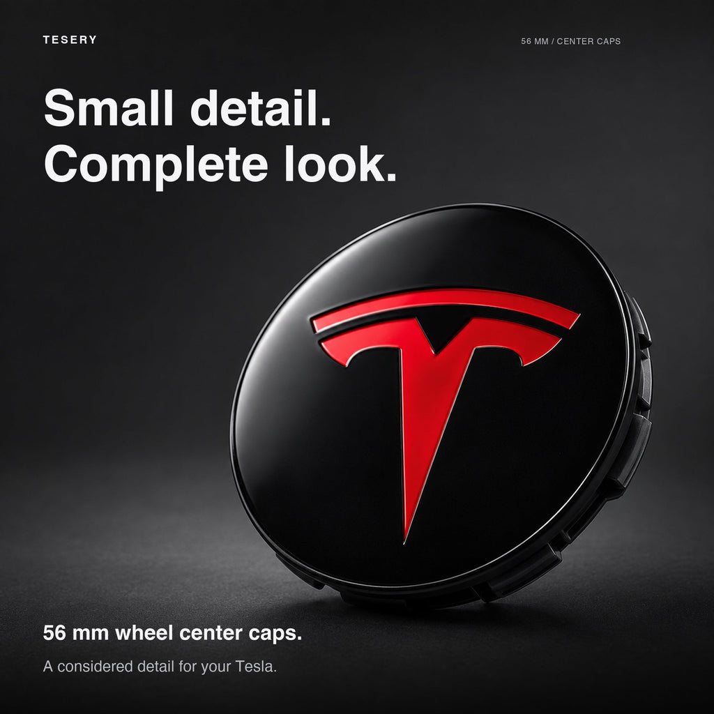Pcs Hub Caps Covers Car Tesla Model 3/Y/S/X (diameter 56MM)