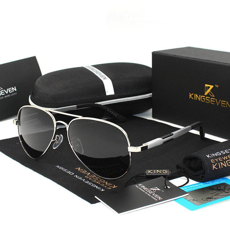 Aviation Aluminum Magnesium Gold Fashion Polarized Lens
