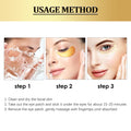 Gold Snail Collagen Eye Mask, Reduces Fine Lines And Puffiness, Hydrates Tightens And Anti-wrinkle Eye Mask