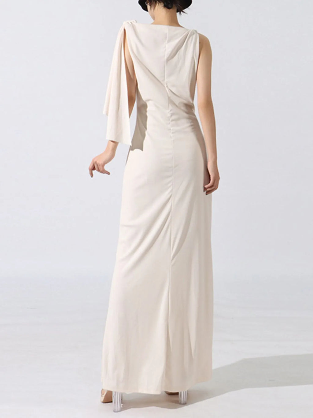 Tie Shoulder Sleeveless Maxi Dress