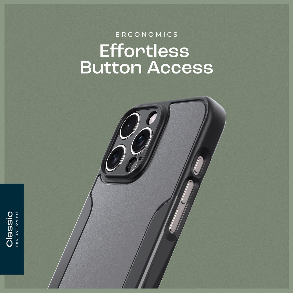 iPhone 16 Pro Max Rugged Case & Screen Protector Kit - MagSafe | Classic Series