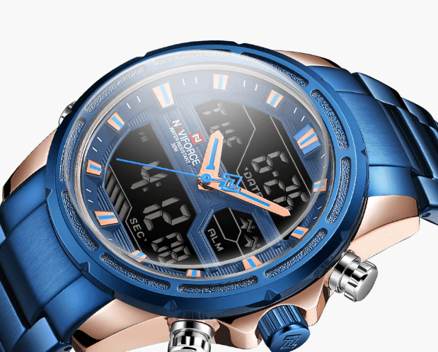 Mens Wrist Watch, Waterproof Analog Digital Watches Multifunction