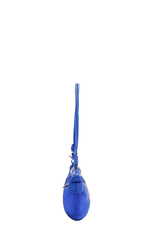 Nicole Lee USA Color Patch Croissant Bag