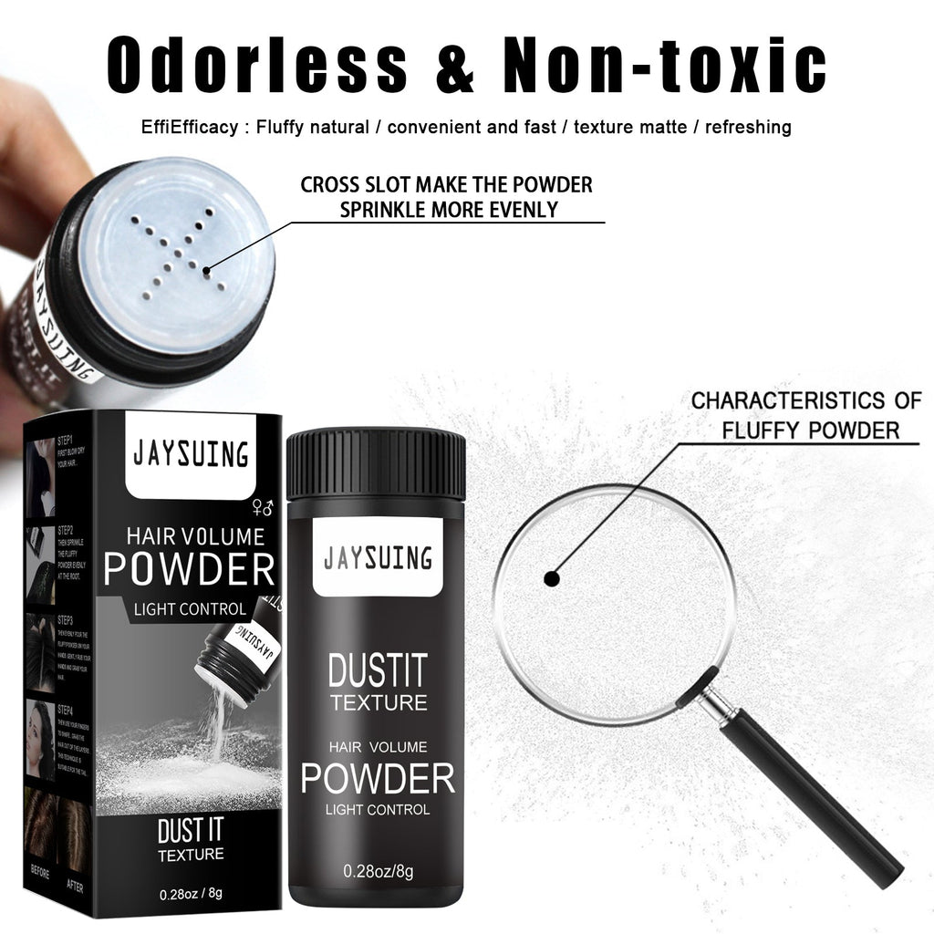 Hair Puff Powder Men's And Women's Hair Styling Care Leave-In Fluffy Refreshing Gentle Puff Powder