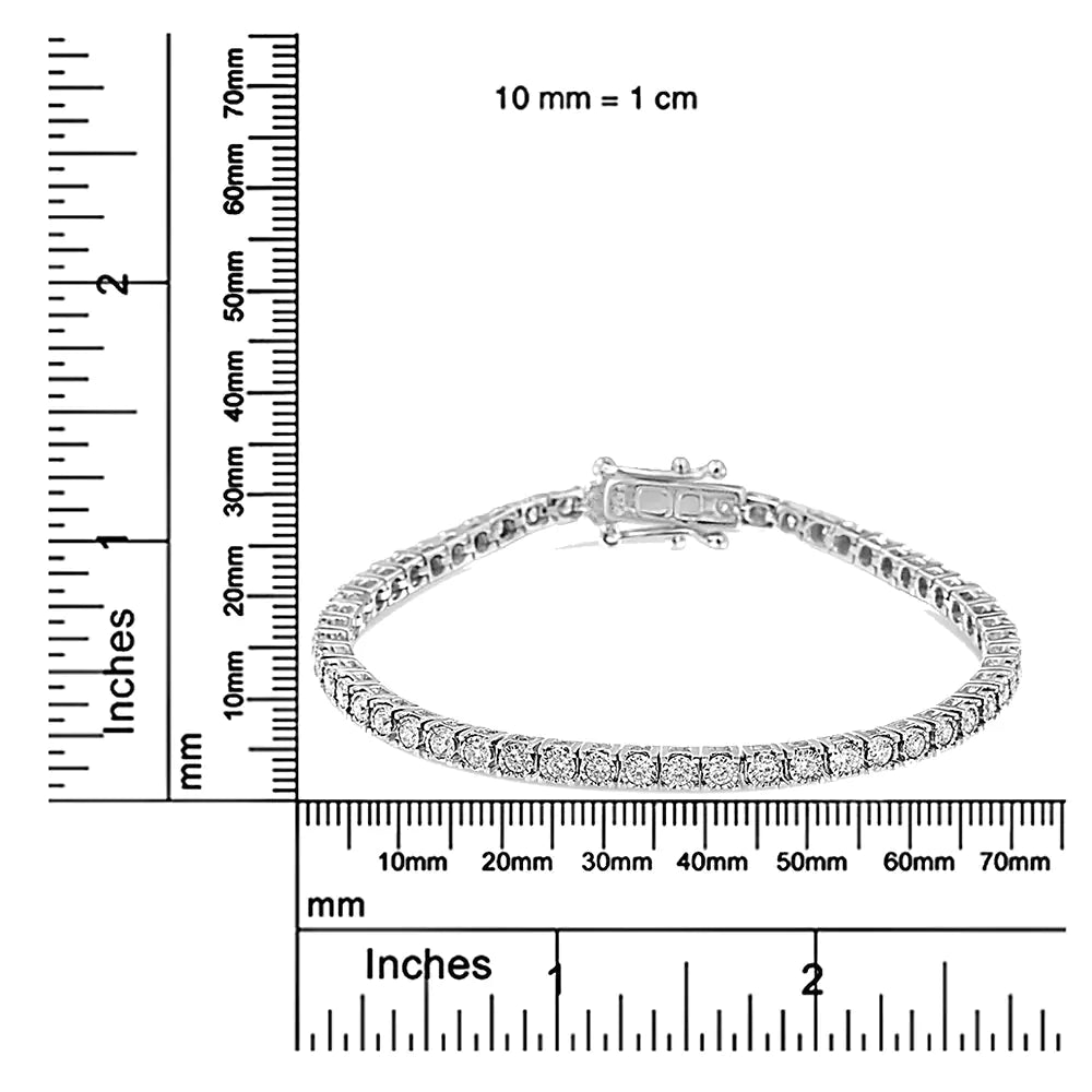 14K Gold Lab Grown Diamond Bracelet