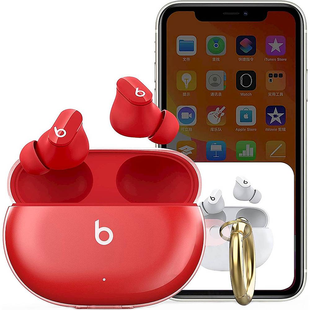 Hybrid Flex Case Beats Dr. Dre Beats Studio Buds Transparent Pink