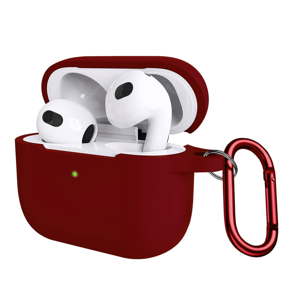 Burgundy Liquid Silicone Case - Apple AirPods 3