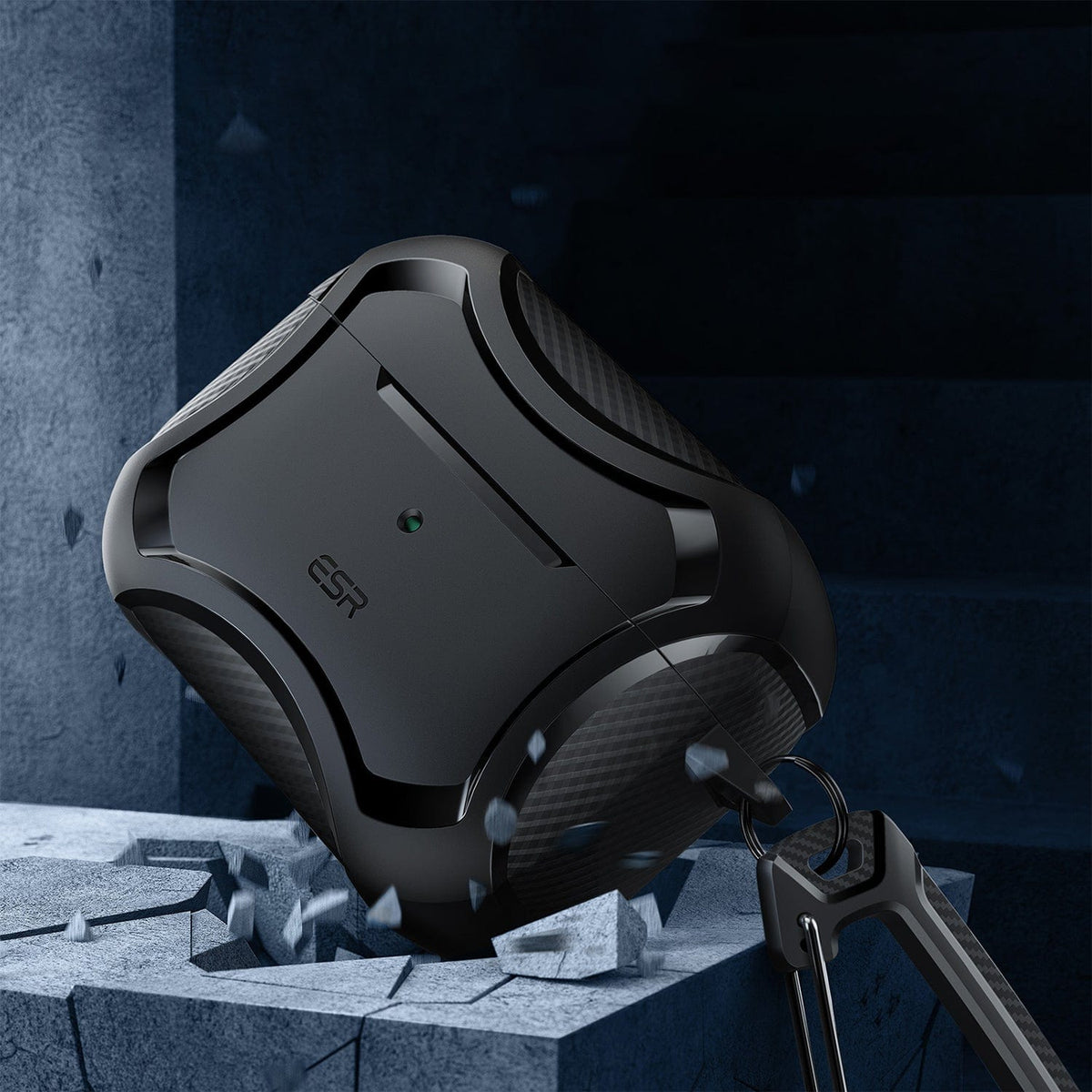 Armor Black Case Apple Airpods Pro (1st And 2nd Generation)