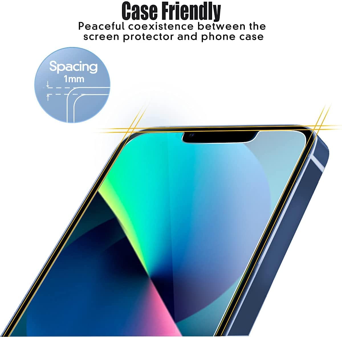 Clear Tempered Glass Screen Protector (2-Pack) Iphone 13 Mini