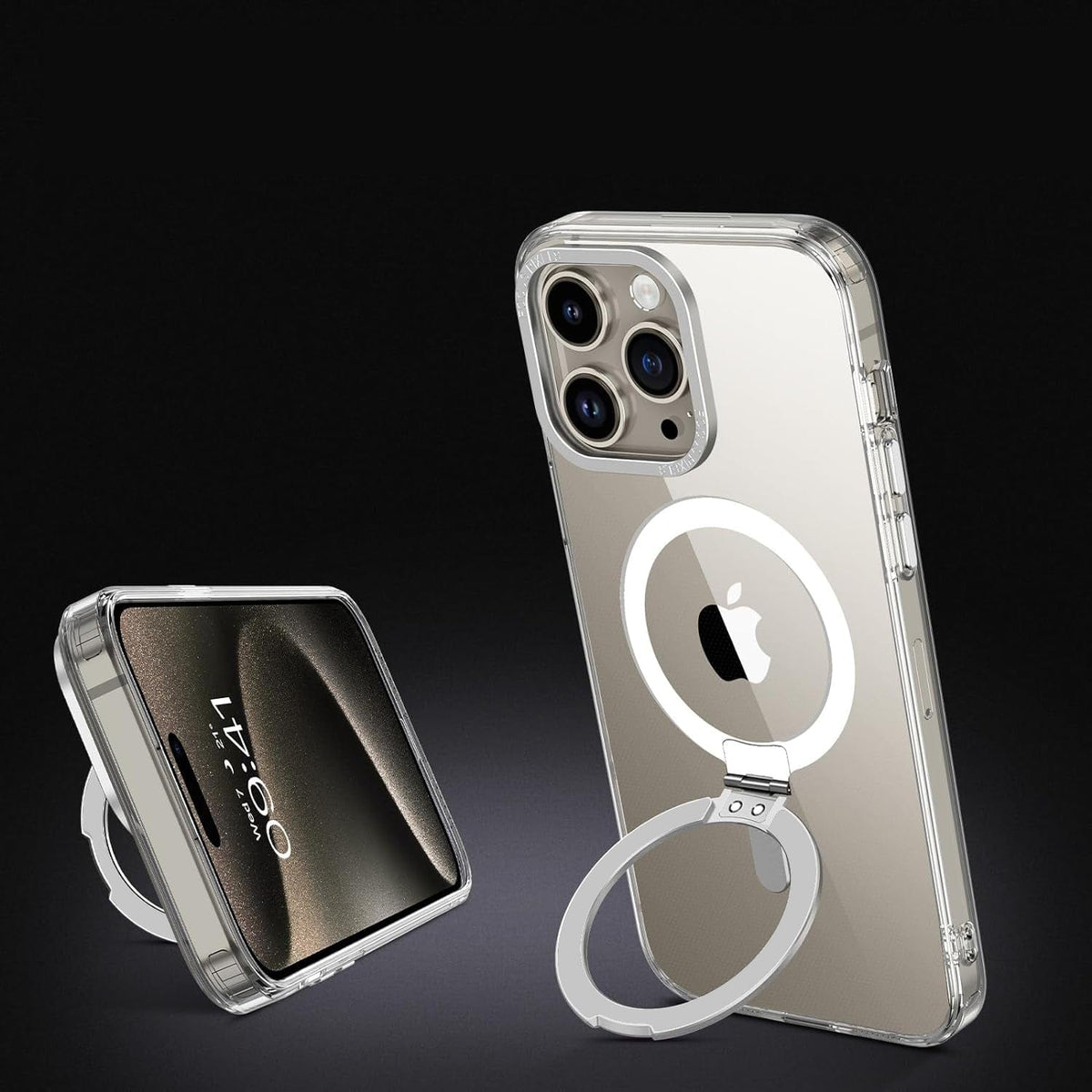 iPhone 15 Pro Clear Kickstand Case with MagSafe | Venture Series