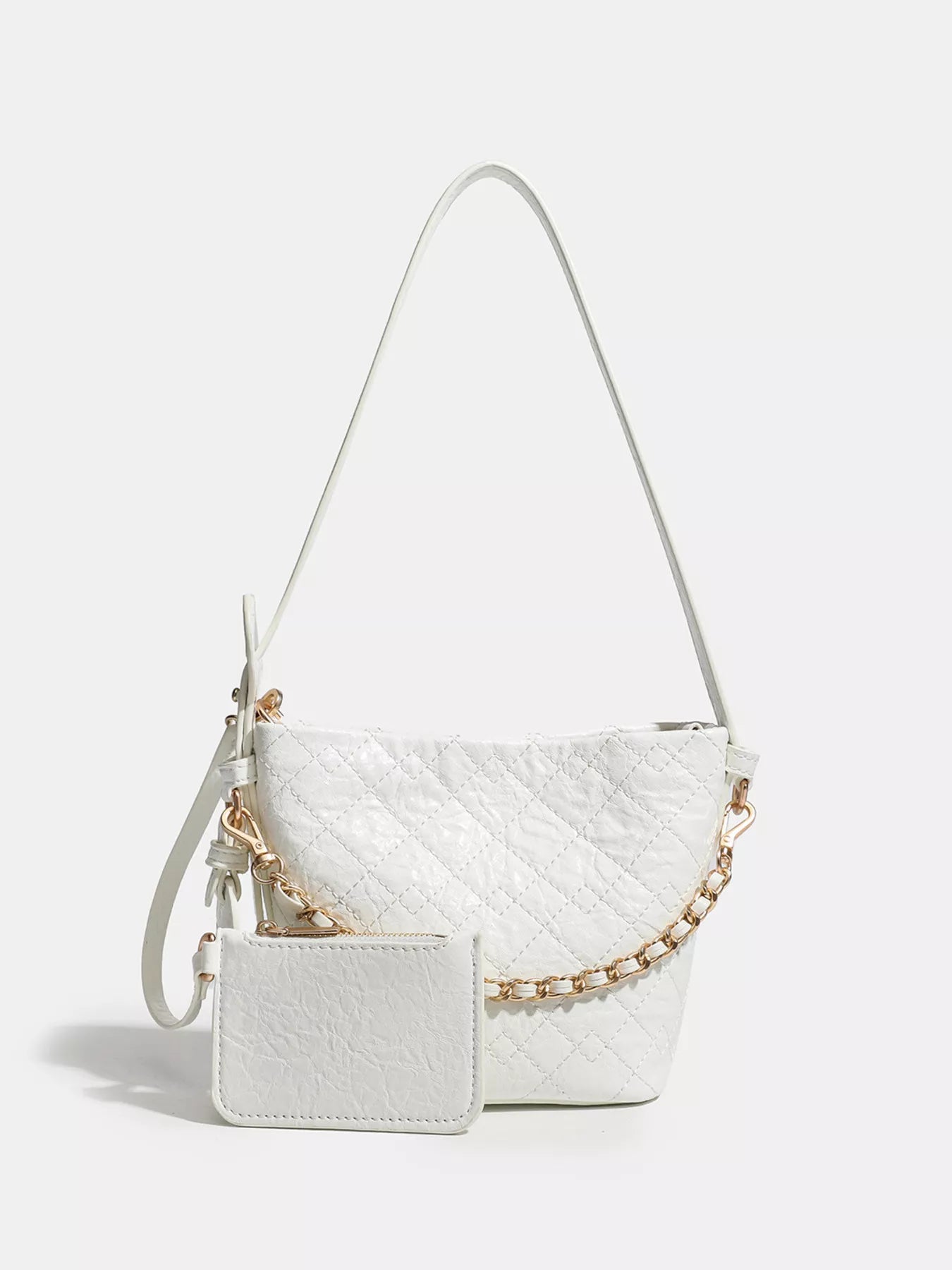 Adjustable Strap Bucket Bag