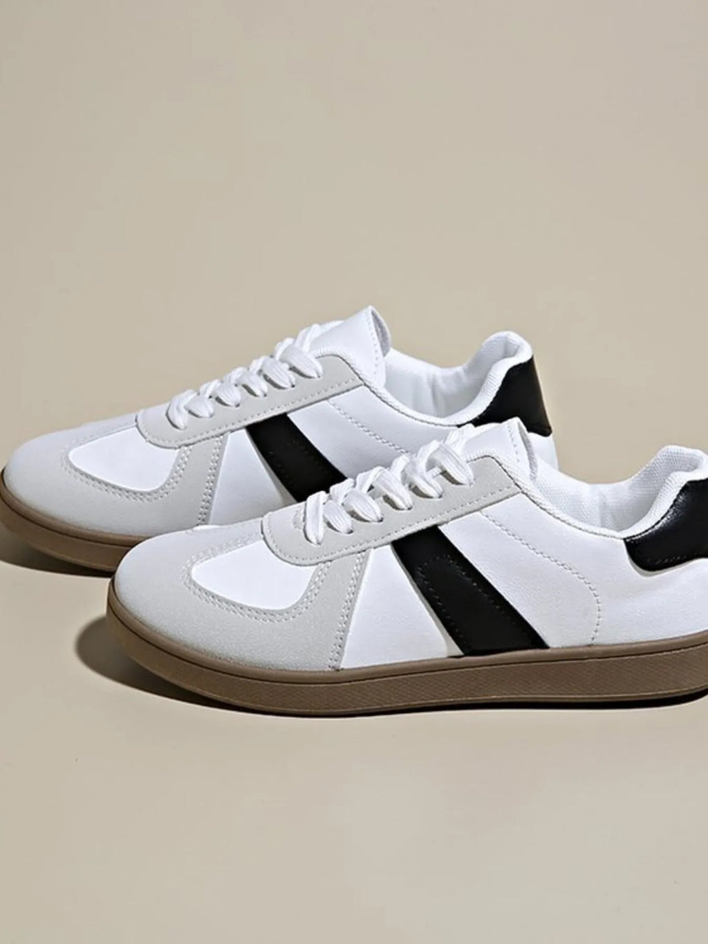 Stripe Lace Up Sneakers