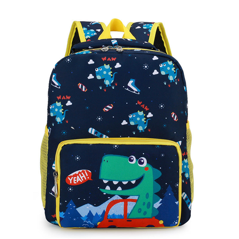 Cute Dinosaur Kindergarten Cartoon Backpack for Boys and Girls