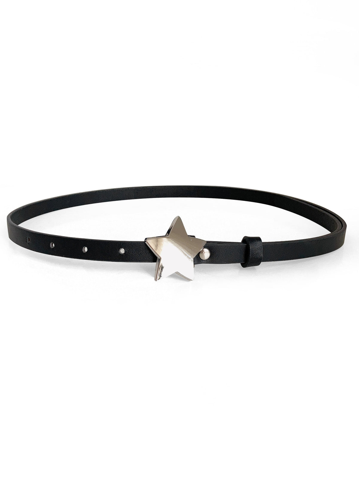 Black Subculture Five-pointed Star Belt