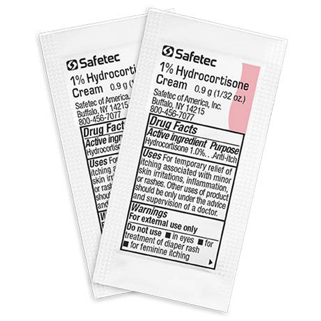 Hydrocortisone 0.9gm. Pouch, 144 per box