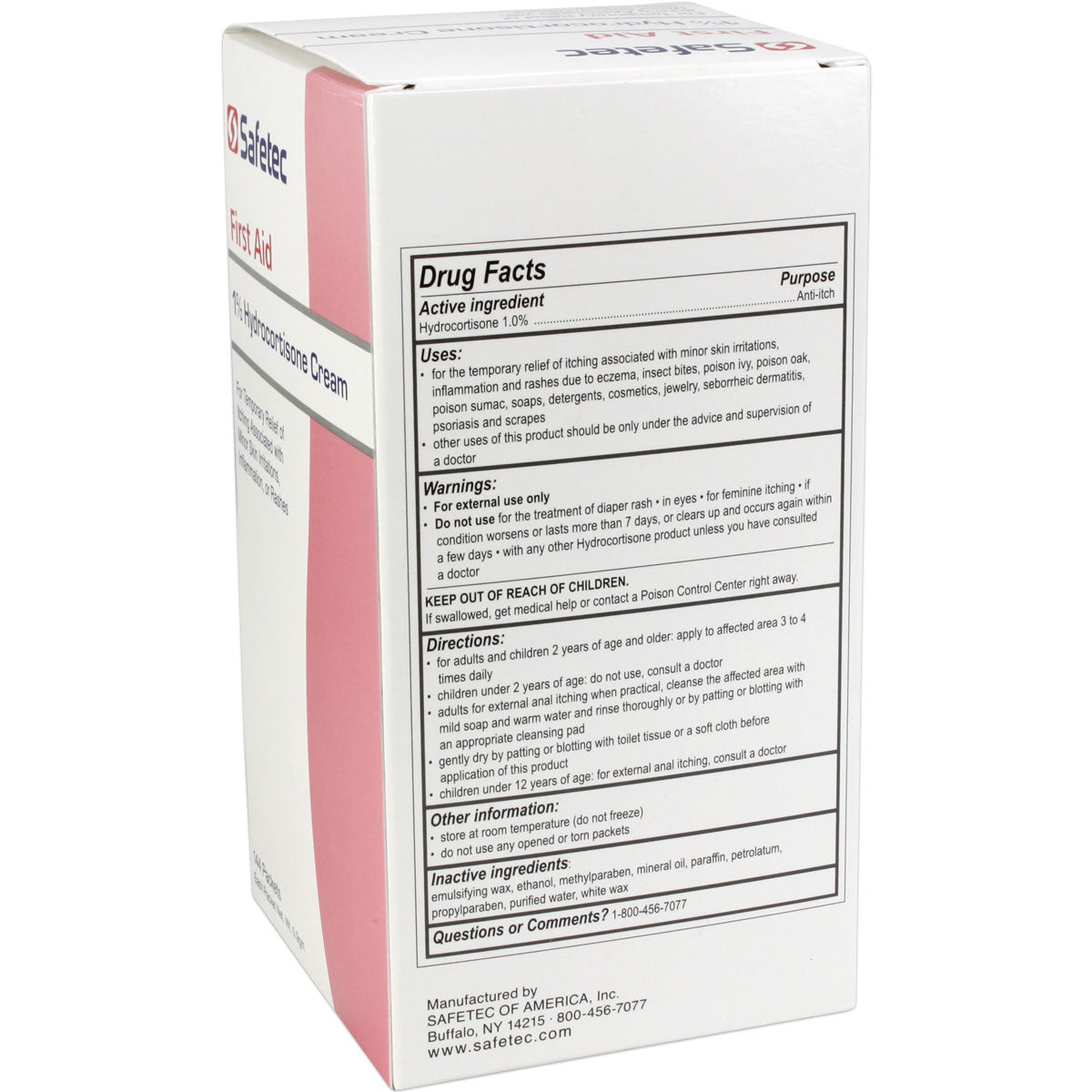Hydrocortisone 0.9gm. Pouch, 144 per box