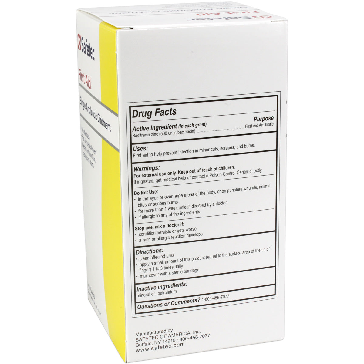 Single Antibiotic (Bacitracin) .9gm. Pouch, 144 per box
