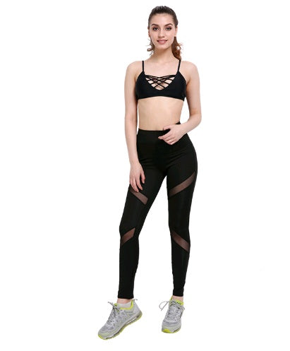 Mesh Butterfly Yoga Pants